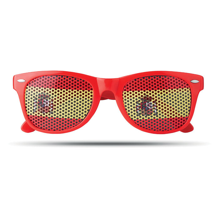 FLAG FUN Fan Sonnenbrille – Rot