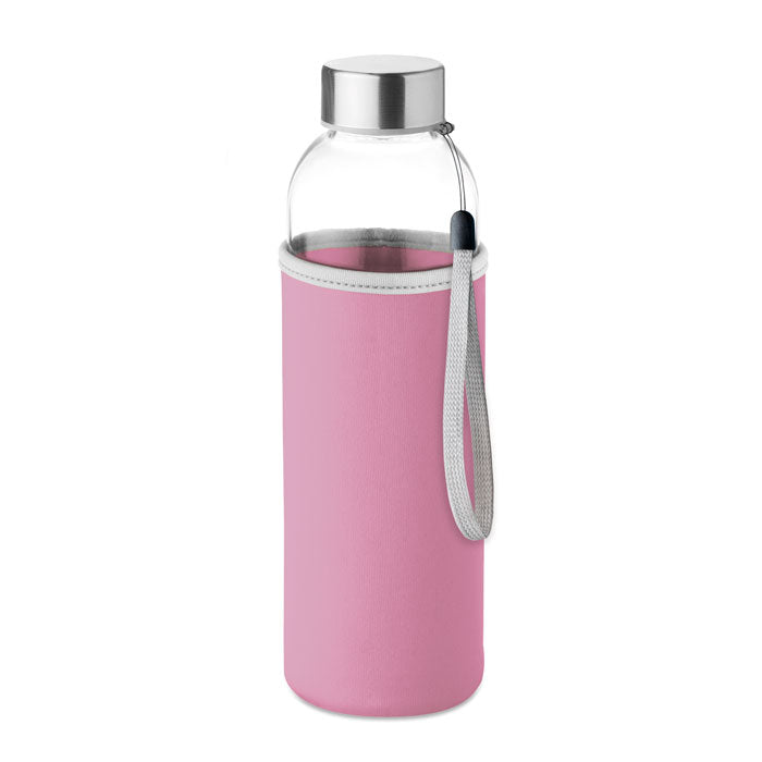 UTAH GLASS Trinkflasche Glas 500 ml – Babyrosa