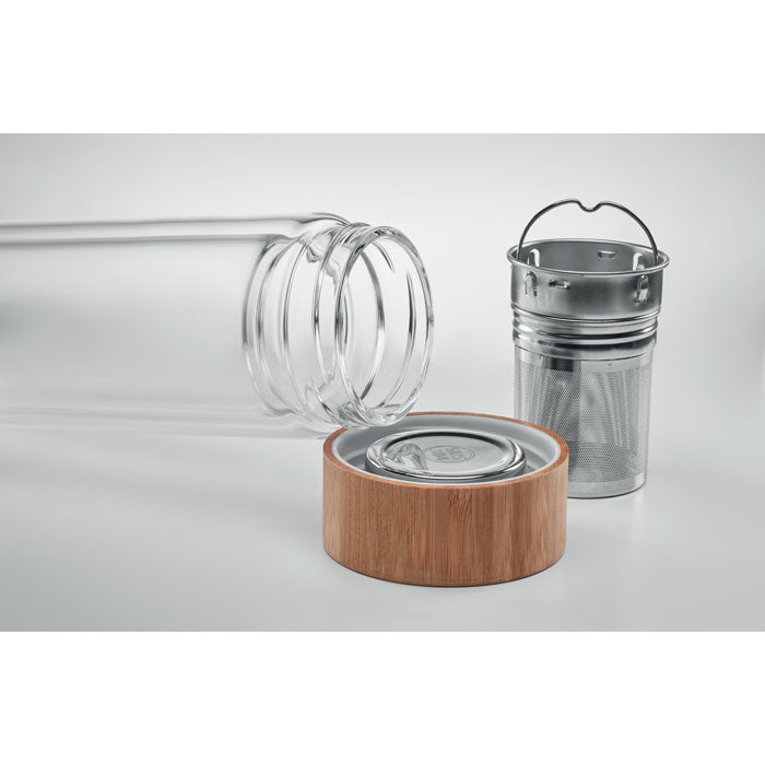 BATUMI GLASS Doppelwandige Trinkflasche 420ml