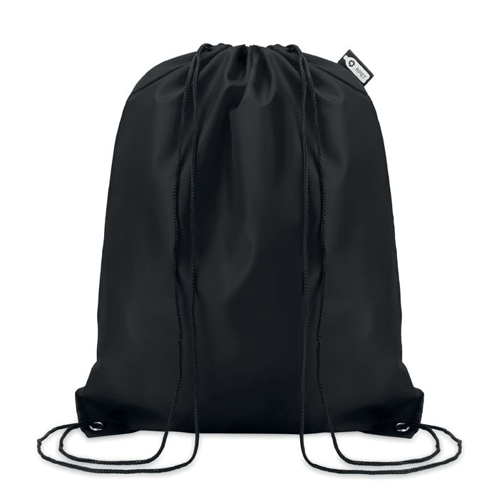 SHOOPPET Beutel mit Kordelzug 190T RPET – Schwarz