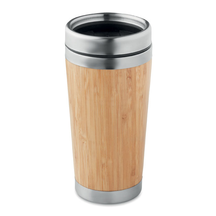 RODEODRIVE+ Doppelwandiger Trinkbecher 400ml – Holz
