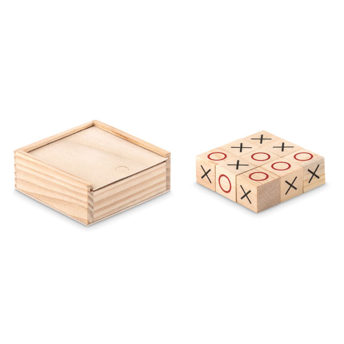 TIC TAC TOE Tic-Tac-Toe Spiel – Holz
