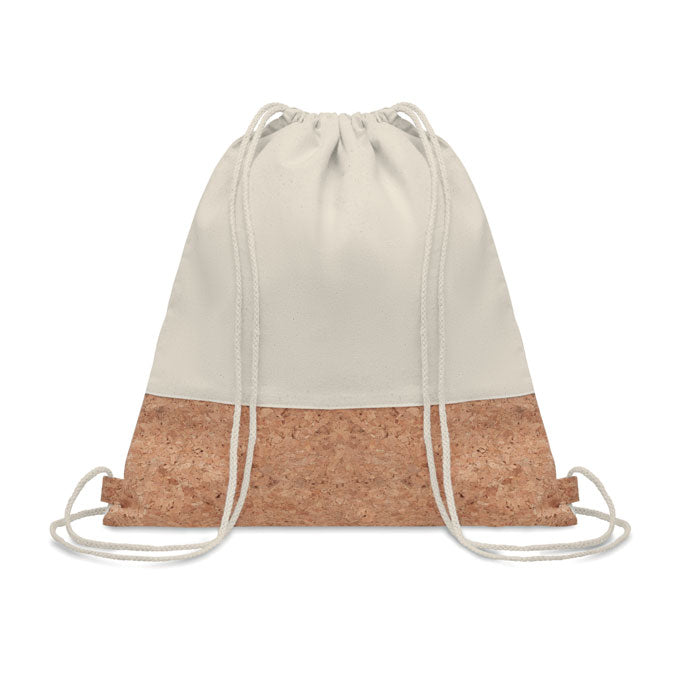 ILLA Beutel mit Kordelzug Kork – Beige