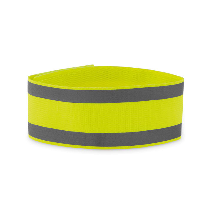 VISIBLE ME Lycra Sport-Armband – Neon Gelb