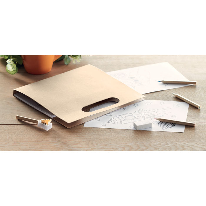 FOLDER2 GO Malset mit 6 Buntstiften