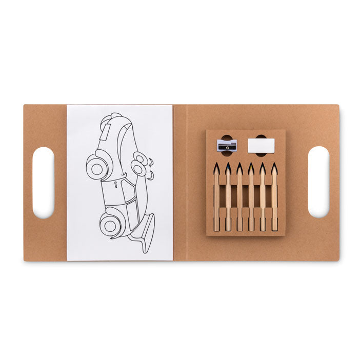 FOLDER2 GO Malset mit 6 Buntstiften – Beige