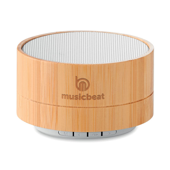 SOUND BAMBOO Runder wireless Lautsprecher