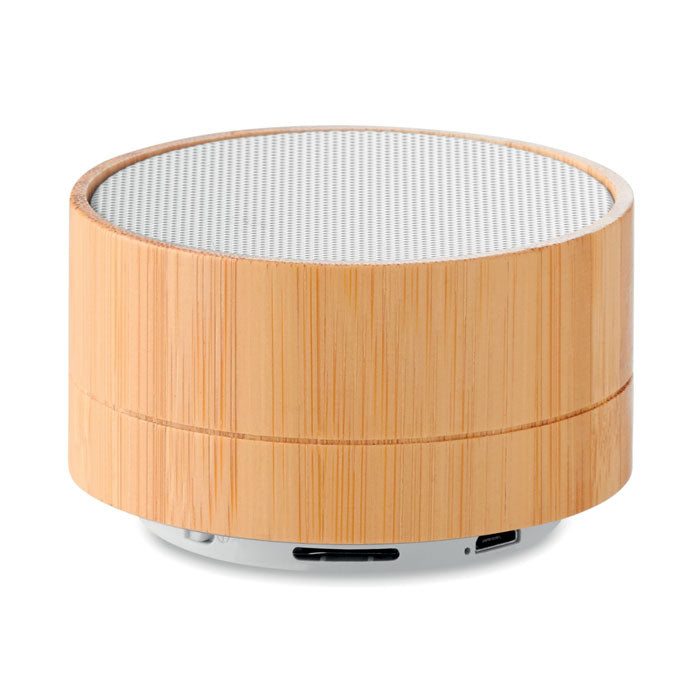 SOUND BAMBOO Runder wireless Lautsprecher