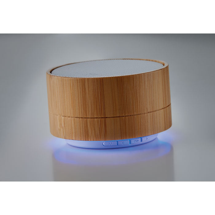 SOUND BAMBOO Runder wireless Lautsprecher