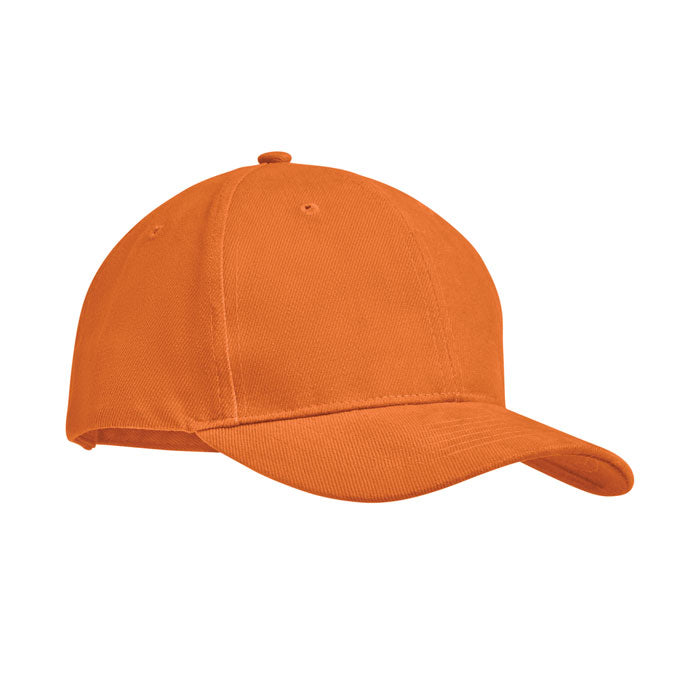 TEKAPO Baseball cap 6 panels 270g/m² – Orange