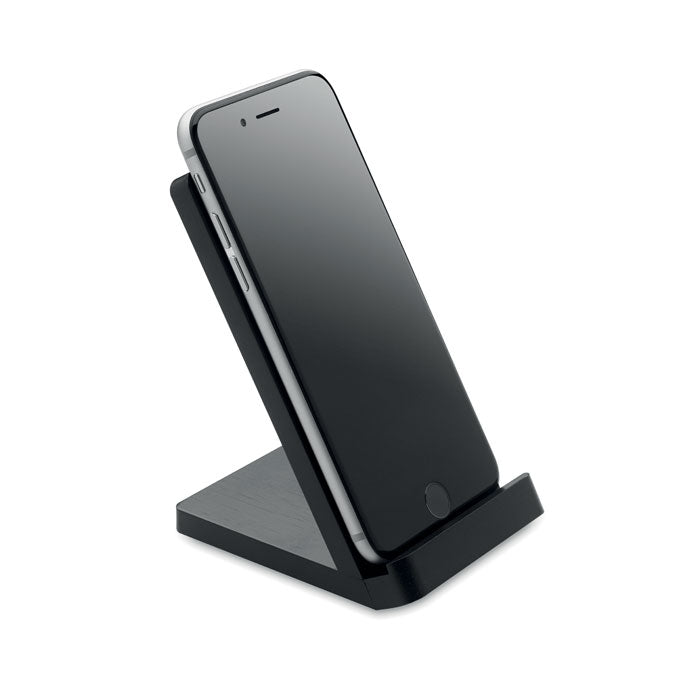 WIRESTAND Draadloze bamboe oplaadstation