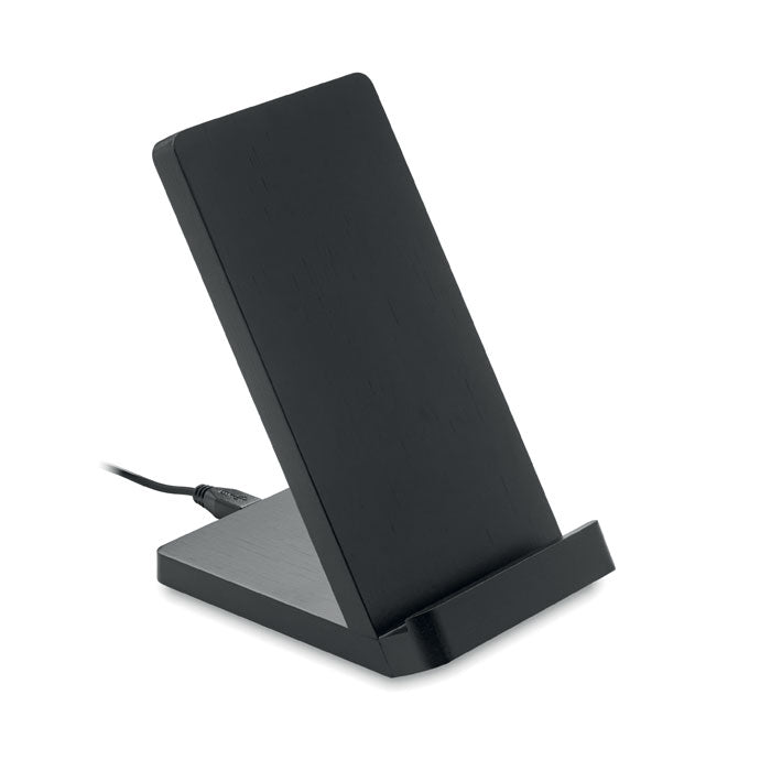 WIRESTAND Draadloze bamboe oplaadstation – Schwarz