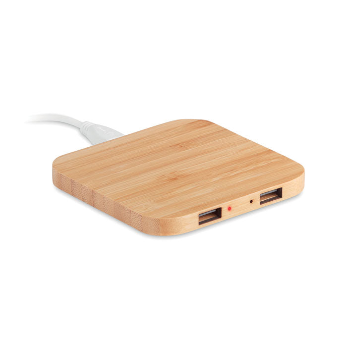 CUADRO Induktive Ladestation Bambus – Holz