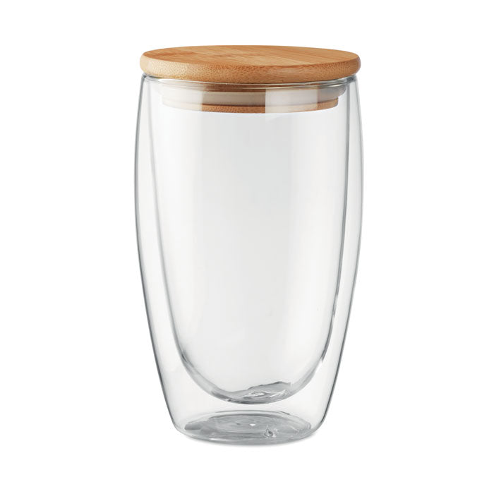 TIRANA LARGE Doppelwandiges Glas 450 ml – Transparent