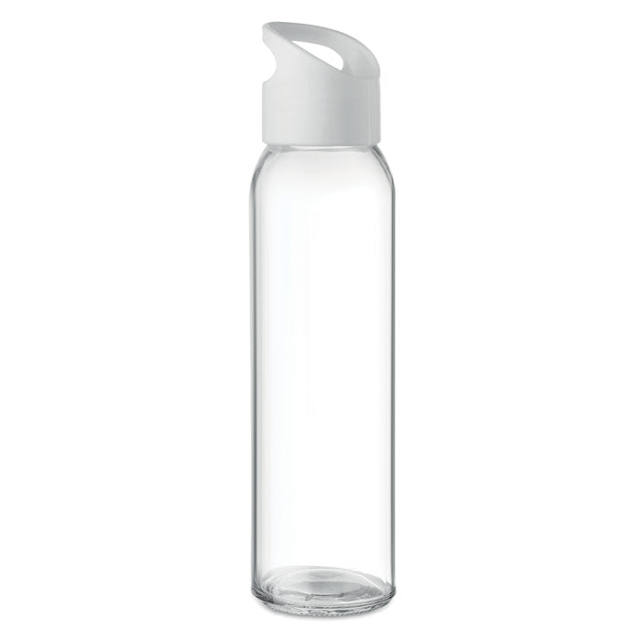 PRAGA Trinkflasche Glas 470 ml – Weiß