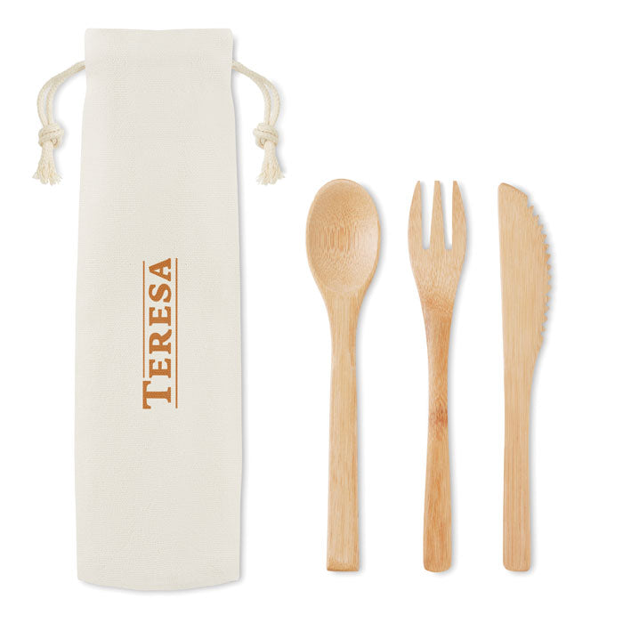 SETBOO Besteck-Set Bambus