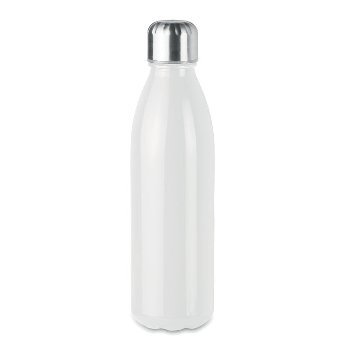 ASPEN GLASS Trinkflasche Glas 650 ml – Weiß