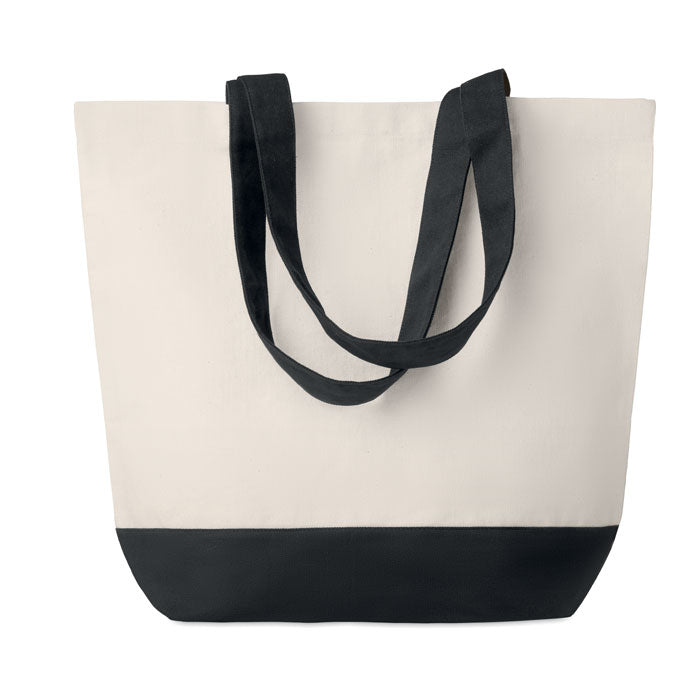 KLEUREN BAG Shopping Tasche Canvas – Schwarz