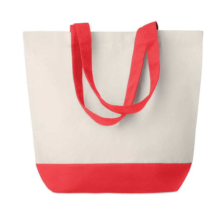 KLEUREN BAG Shopping Tasche Canvas – Rot