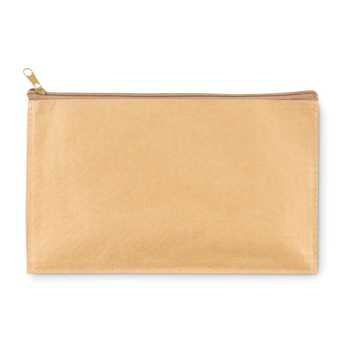 FLAT CASE Mäppchen aus Kraftpapier – Beige