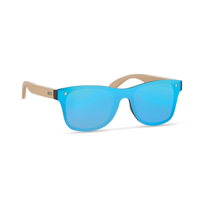 ALOHA Sonnenbrille mit Bambus – Blau