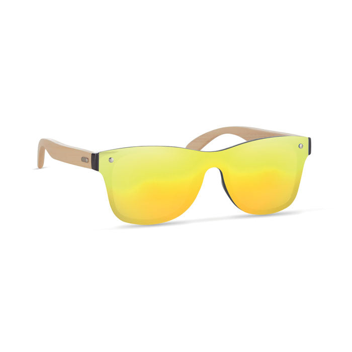 ALOHA Sonnenbrille mit Bambus – Gelb