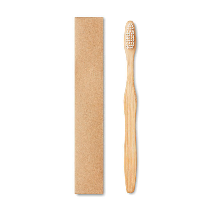 DENTOBRUSH Zahnbürste Bambus – Weiß