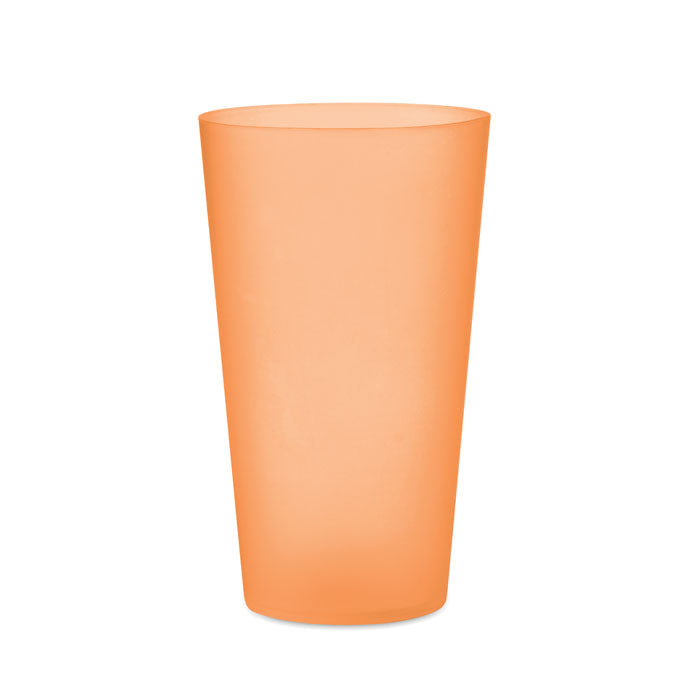 FESTA LARGE Wiederverwendbarer Becher – Transparent Orange