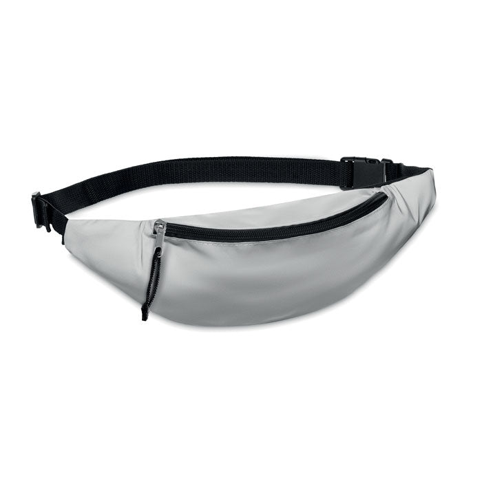VISIWAIST Reflektierende Gürteltasche – Mattsilber