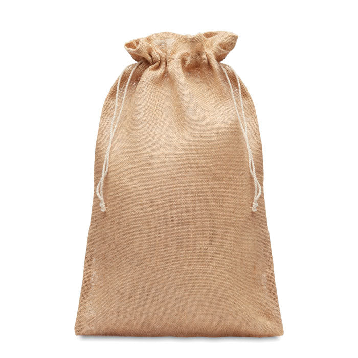 JUTE LARGE Große Jute Tasche 30x47 cm – Beige
