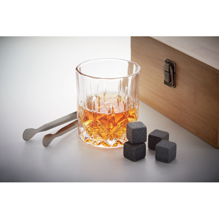 INVERNESS Whisky Set in Bambus Box