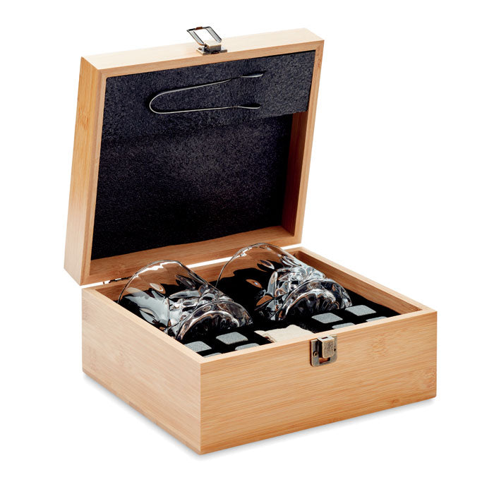 INVERNESS Whisky Set in Bambus Box – Holz
