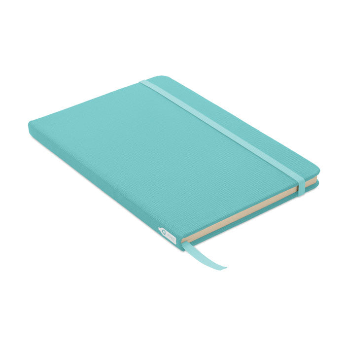 NOTE RPET DIN A5 Notizbuch 600D RPET – Türkis