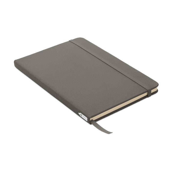 NOTE RPET DIN A5 Notizbuch 600D RPET – Steingrau