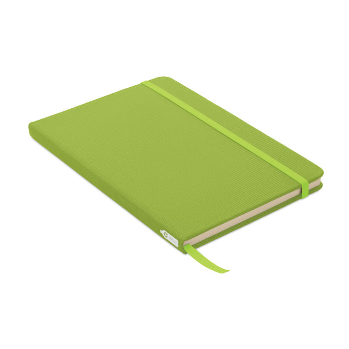 NOTE RPET DIN A5 Notizbuch 600D RPET – Limette