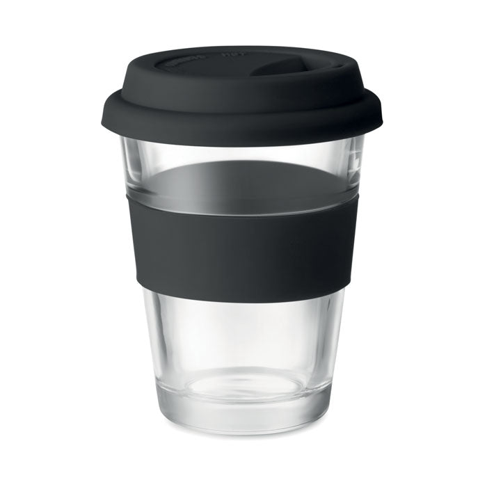 ASTOGLASS Glas Becher 350 ml – Schwarz