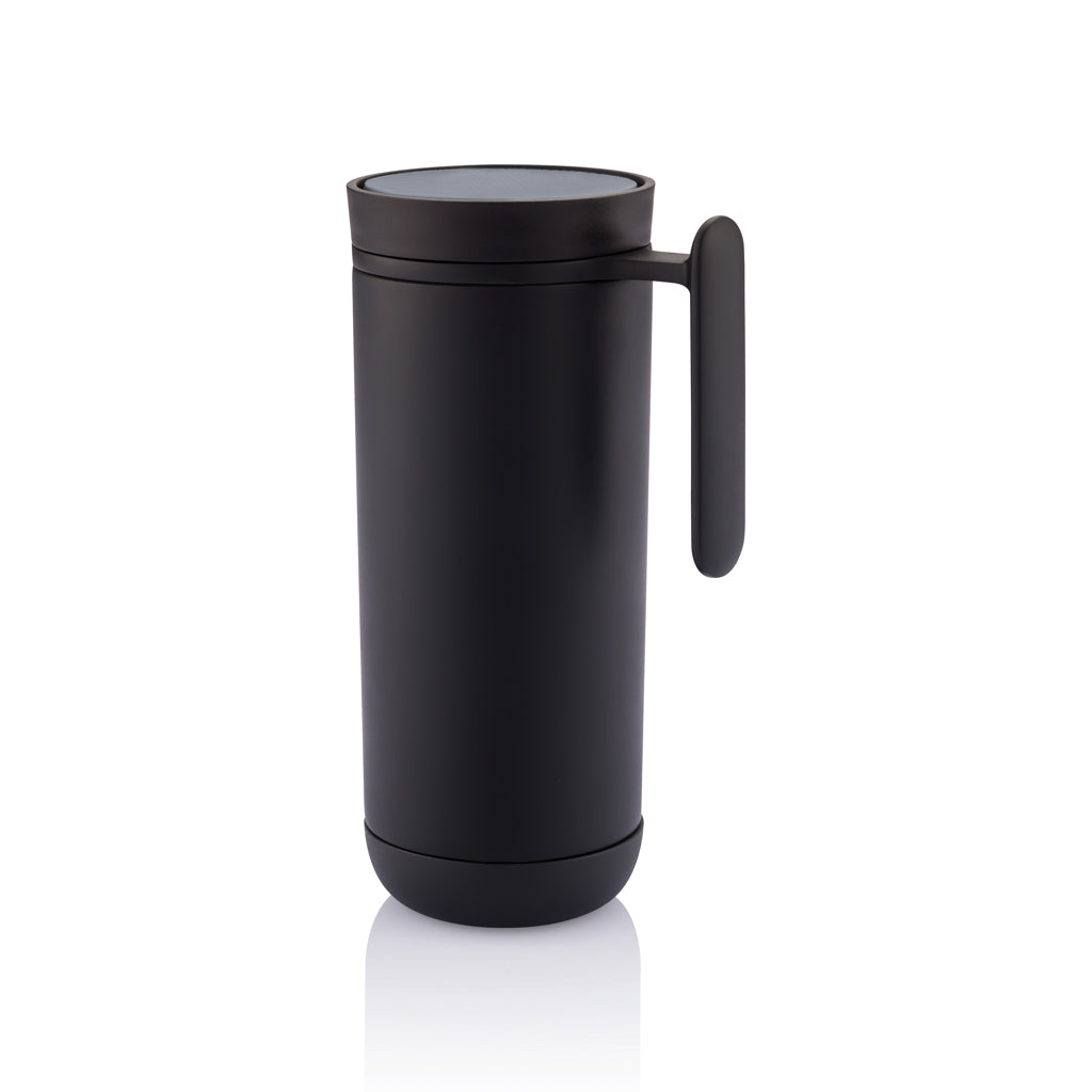 XD Design Clik auslaufsicherer Reisebecher mit Griff – Ansicht 1