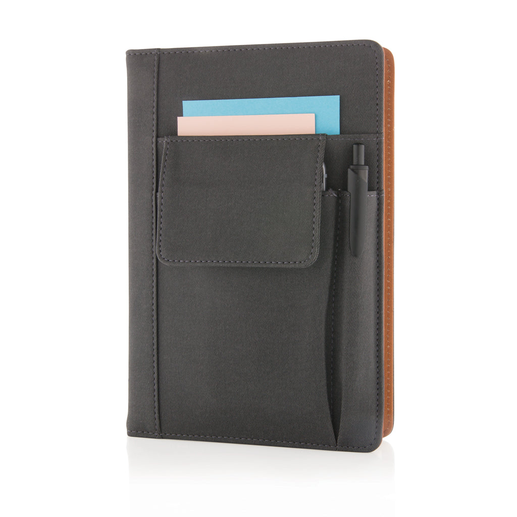 Notizbuch mit Telefontasche – Ansicht 1
