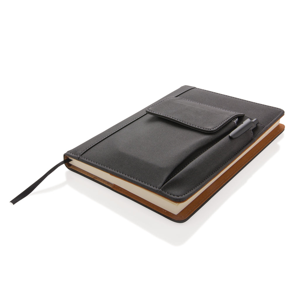 Notizbuch mit Telefontasche – Ansicht 3