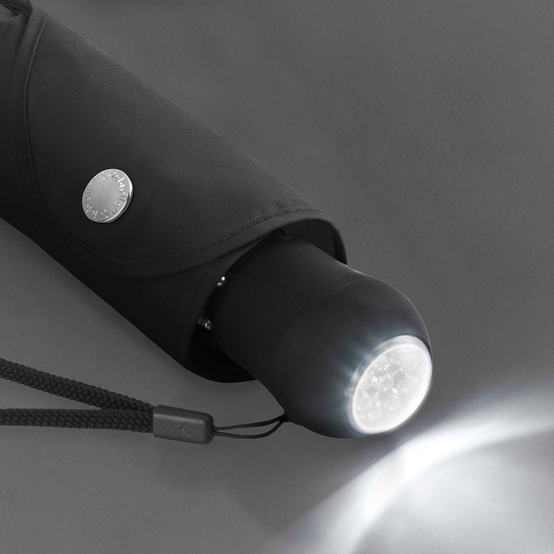 Taschenschirm Safebrella® LED-Lampe - Taschenschirm mit Logo, Bild 5