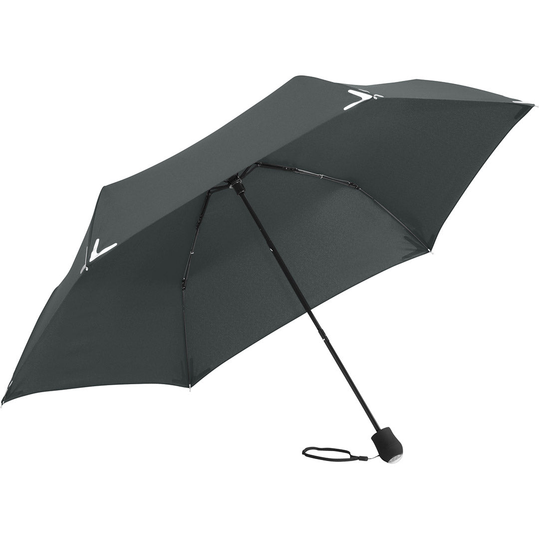 Taschenschirm Safebrella® LED-Lampe - Taschenschirm mit Logo, Bild 11