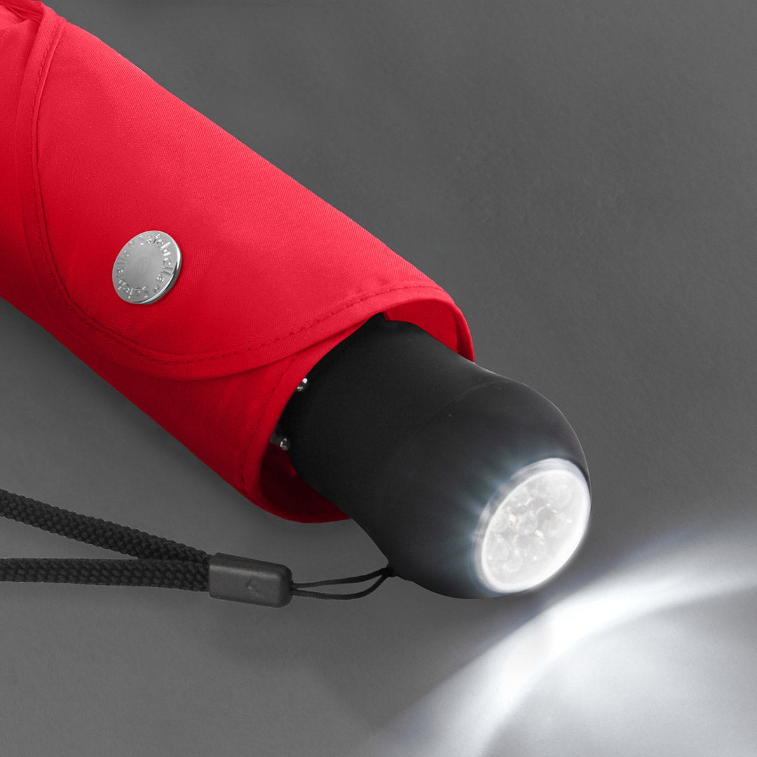 Taschenschirm Safebrella® LED-Lampe - Taschenschirm mit Logo, Bild 29