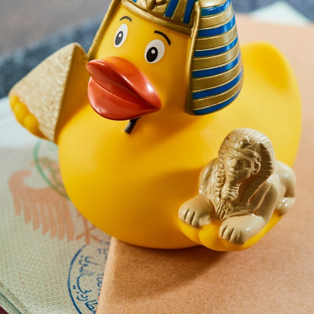 Quietsche-Ente Ägypten – Detailansicht 2