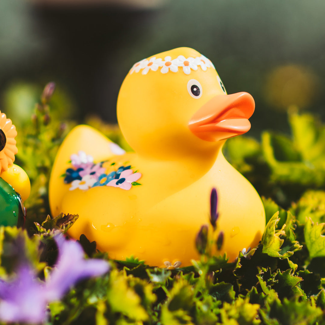 Quietsche-Ente Blumendesign – Detailansicht 2