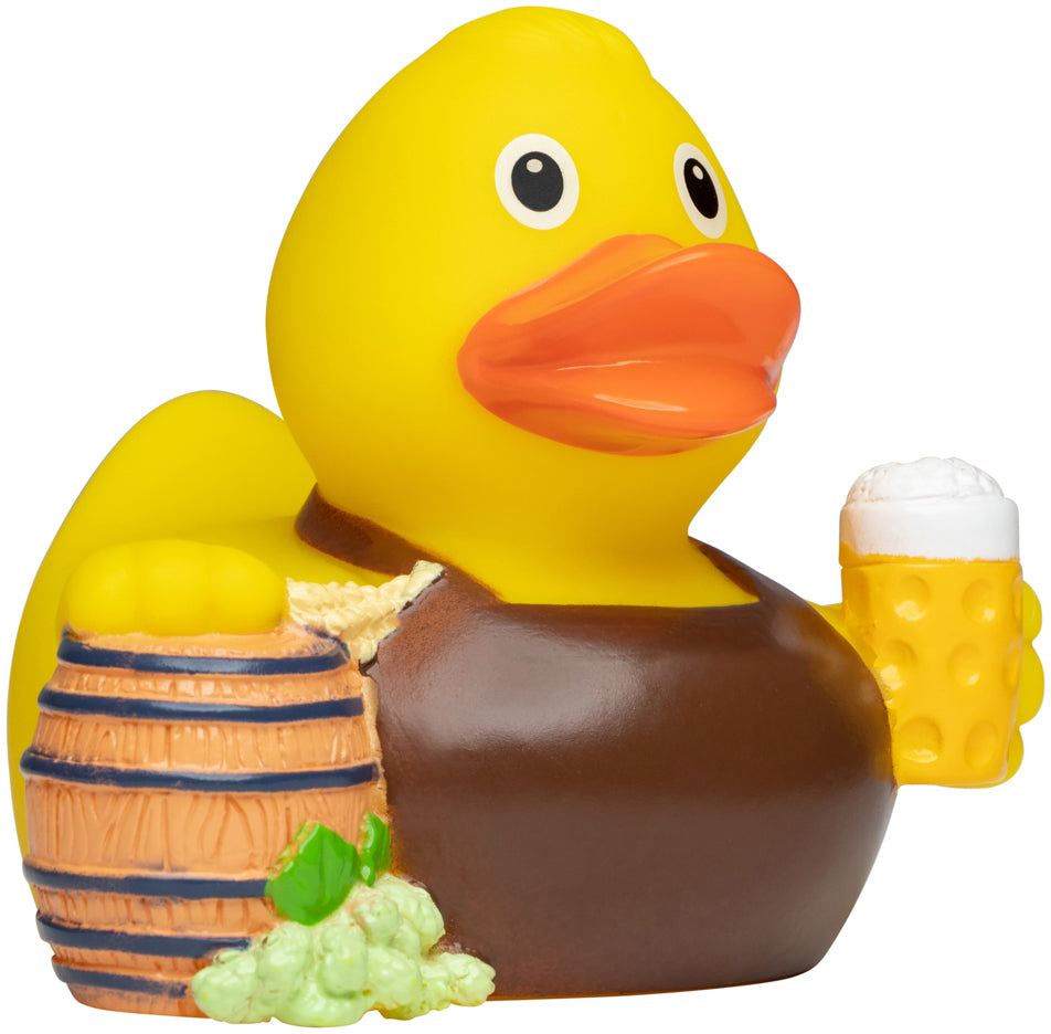 Quietsche-Ente Brauer – Mehrfarbig