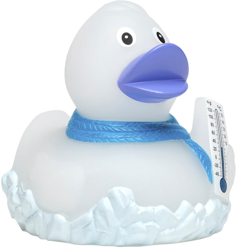 Quietsche-Ente Frosty – Weiß