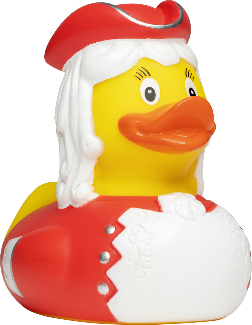 Quietsche-Ente Funkenmariechen – Rot