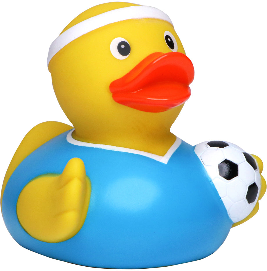 Quietsche-Ente Fußballer – Mehrfarbig