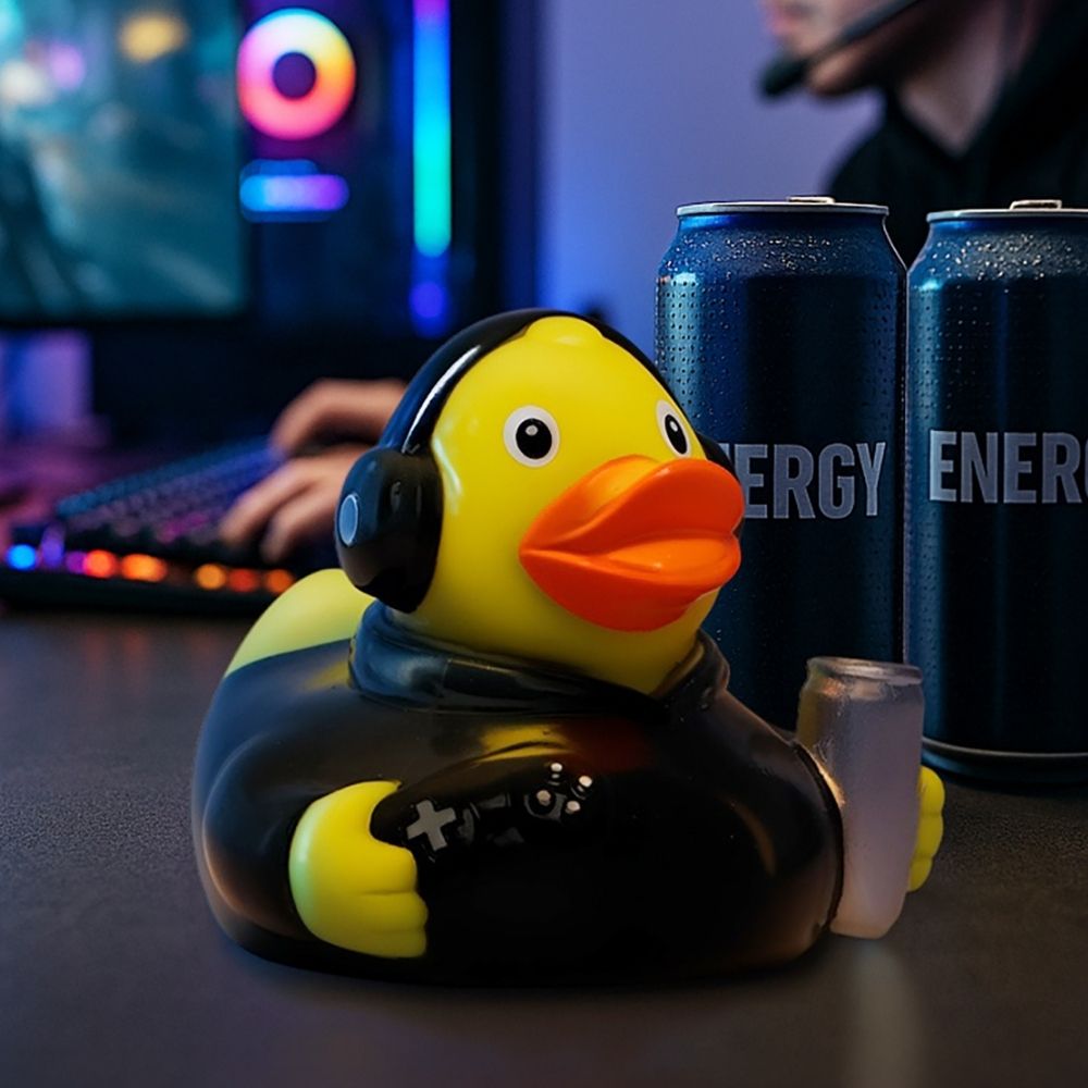 Quietsche-Ente Gamer – Detailansicht 2
