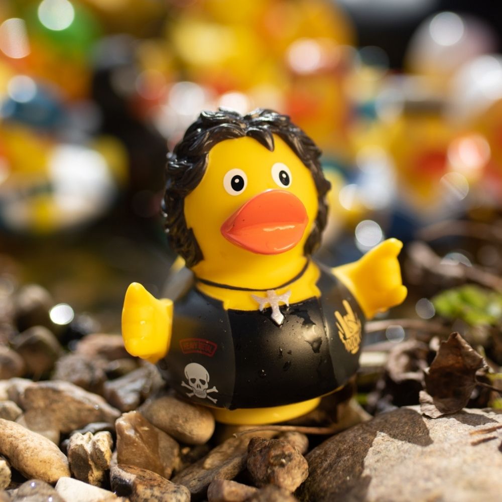Quietsche-Ente Heavy Metal – Detailansicht 2